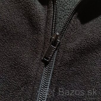 Lacoste čierna flísová mikina fleece jacket full zip L - 7