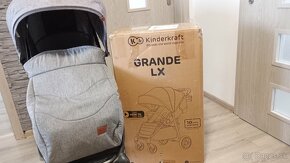 KINDERKRAFT KOČÍK ŠPORTOVÝ GRANDE PLUS GREY - 7