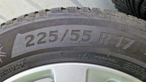 Zimná sada originál Audi A6, 5x112 R17 + pneu 225/55 R17 - 7