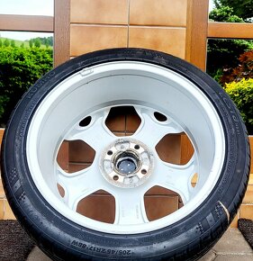 alu R17 4x108, letné pneu 205/45, orig. Ford Fiesta ST - 7