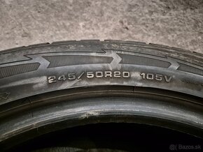 245/50 r20 zimné 2 ks GOODYEAR dezén 7,7 mm DOT2021 - 7