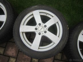 17" AL disky 112 so zimnými pneu 225/50R17 Nokian - 7