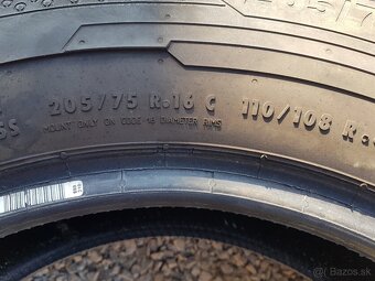 205/75 r16c letné pneumatiky 4ks Continental DOT2019 - 7