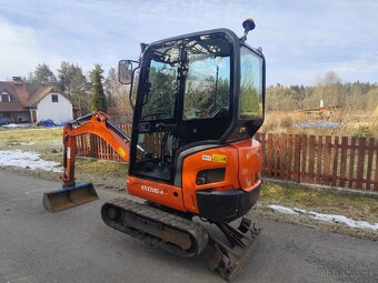 Minibagr Kubota KX016-4, rok 2019, 1600mth, roztah. pasy - 7