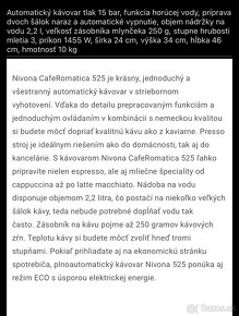 Kávovar Nivona NICR 525 - 7