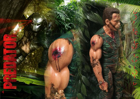 Predator diorama LED – Jungle Hunter a Arnolda Schwar. 1/4 - 7