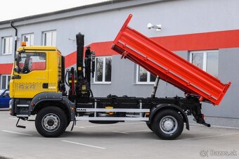 MAN TGA 18.280 4X4 TROJSTRANNÝ SKLÁPAČ + HYDRAULICKÁ RUKA - 7