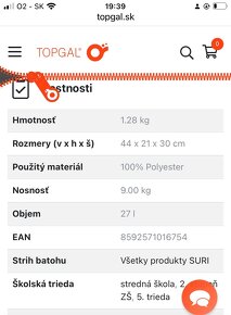 Školská taška Topgal 2. stueň - 7