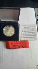 Slovenske strieborne proof mince 10 a 20 Euro - 7