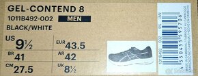 Bežecké botasky Asics gél- contend 8 veľkosť 43.5 - 7