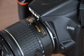 Nikon D3500 s bluetooth - rychly Af-p objektiv - 3 900 snimk - 7