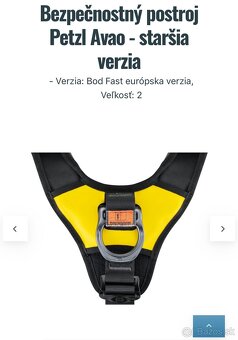 Bezpečnostný postroj Petzl Avao - 7