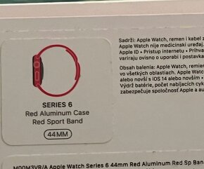 Apple Watch 6 44mm GPS product RED - 7