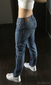 Levi's 501 CT nízky pás W24 L32 boyfriend/rovné - 7