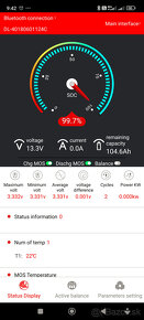 Lifepo4 batéria 12V, 105Ah, 1,3kWh - 7