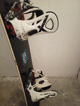 159 cm snowboard NITRO + viazko Ride - 7