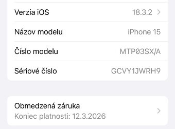 NOVÝ IPHONE 15 128GB BLACK - 7