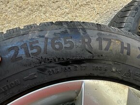 R17 Zimná sada Škoda rozteč 5x112 215/65 R17 Continental - 7