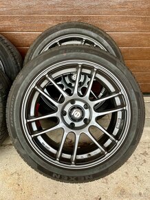 Predám R17 elektróny Sparco s letnými pneu 5x112,225/45 - 7