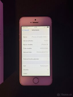 iPhone SE 32GB Rose Gold - 7