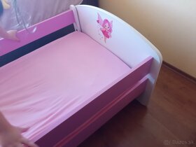 Detská posteľ BABY DREAMS 140/70-vzor Víla+madrac/box/stolik - 7