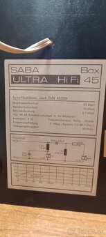 SABA  Box ULTRA HIFI 45 - 7