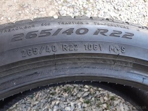 265/40 r22 celoročné pneumatiky 4ks Pirelli DOT2022,2019 - 7