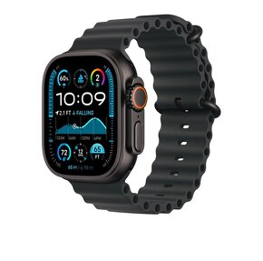 Apple remienok Ocean band čierny - pre Watch ultra 2 black - 7