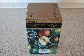 Nikon AF 75-240mm f/4.5-5.6D pre FX a DX - 7