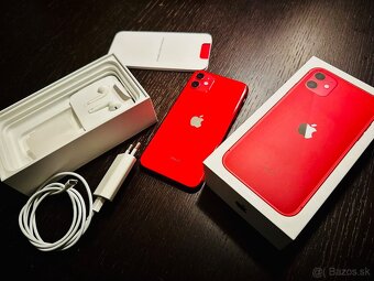 IPhone 11 128gb red product top stav - 7