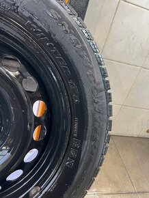 Plechové disky R15 + zimné pneu Pirelli - 7