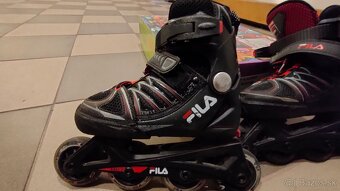 Inline kolieskové korčule 29-32 nastaviteľné Fila - 7