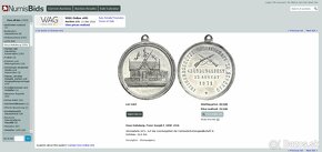 Medaila strelby 1871 Schönau / lovecký zámok Schönau - 7