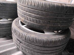 4ks alu disky orig. Seat 5x112 R18 pneu 5,5mm  225/40 r18 - 7