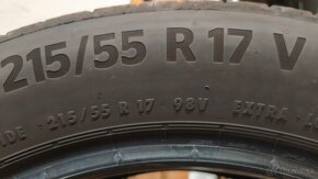 Pneumatiky 4ks letné ročné Continental 215/55 R17 - 7