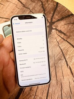 iPhone 12 mini Green 128 batéria 100% top stav - 7