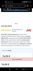 Autorádio JVC - 7