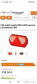 LED zadné svetlá Nové  PRO-LANE 12/24V - 7