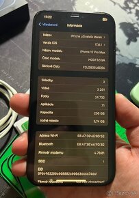 Iphone 12 pro max 256 Gb modrý + príslušenstvo - 7