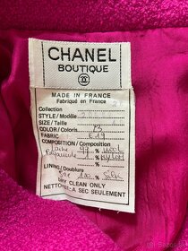 Chanel ORIGINÁL vintage tweed sukňa S - 7