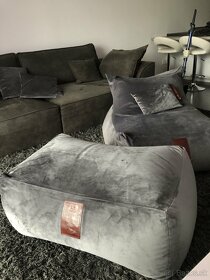 sedaci vak Wegett Lounge set Luxury gray - 7