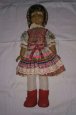 Krojovaná bábika v Hrušovskom kroji 60-ročná - 7