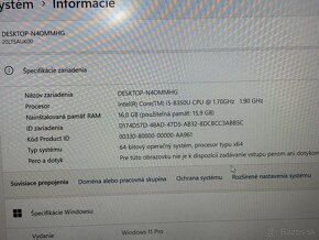 Lenovo ThinkPad L480, i5-8350U, 16GB RAM, 256GB SSD, Win11 - 7