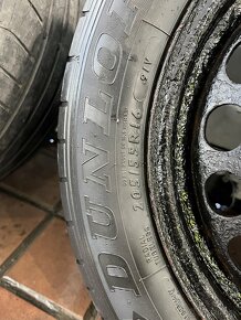 Plechové Disky R16 + letné pneu Dunlop - 7