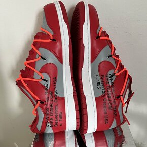 Off White Dunk University Red 46 - 7