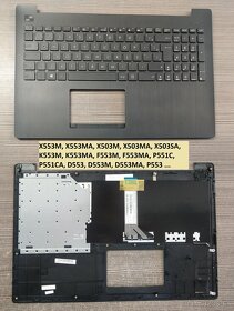 Klavesnice Asus X550/ X551 X553 X540 Dell 5567 Samsung - 7