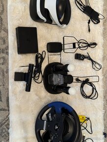 Predám okuliare Sony Playstation VR PS4+kamera V2+ volant s - 7