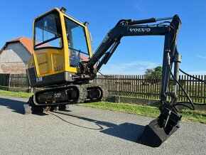 Minibagr Volvo EC15 hyd.podvozek+hyd.svahovka,2007 - 7