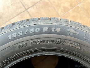 185/60 R14 zimné pneumatiky - kompletná sada - 7