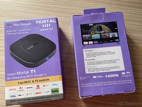 Android 13 MORTAL T1 8K Ultra HDTV Box WiFi CZ/SK - 7